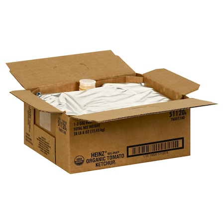 Heinz Heinz Organic Vol-Pak Ketchup Pouch 3 gal. 10013000511206